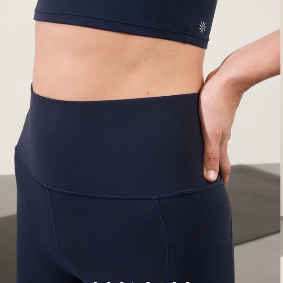 Athleta Salutation Stash Leggings, Navy - Women’s Size L - Picture 6 of 15